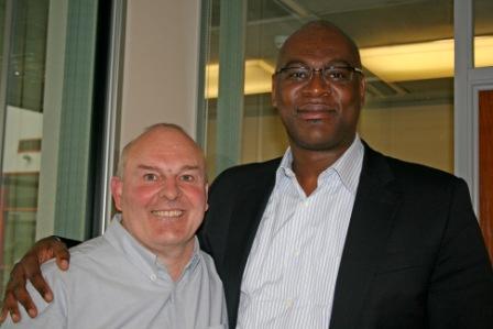 Roy Crowne and Pastor Agu