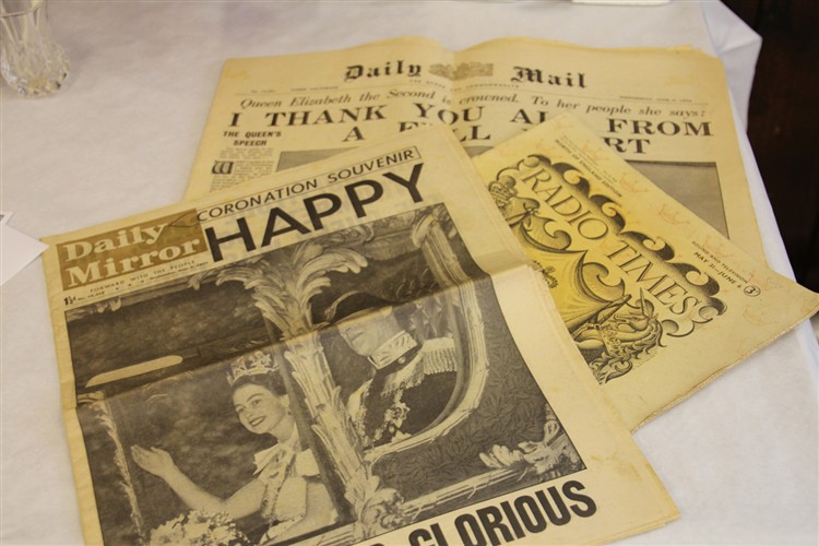 Abergele Coronation newspapers