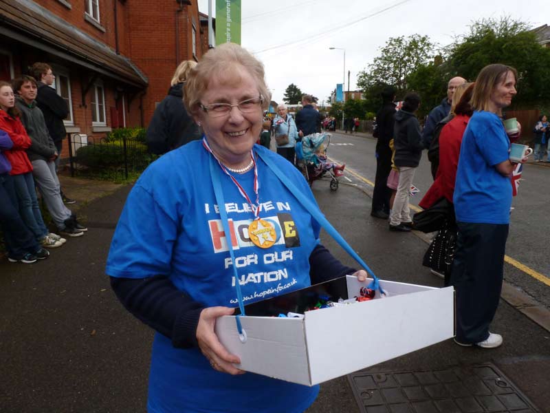 Oadby churches at the Torch relay