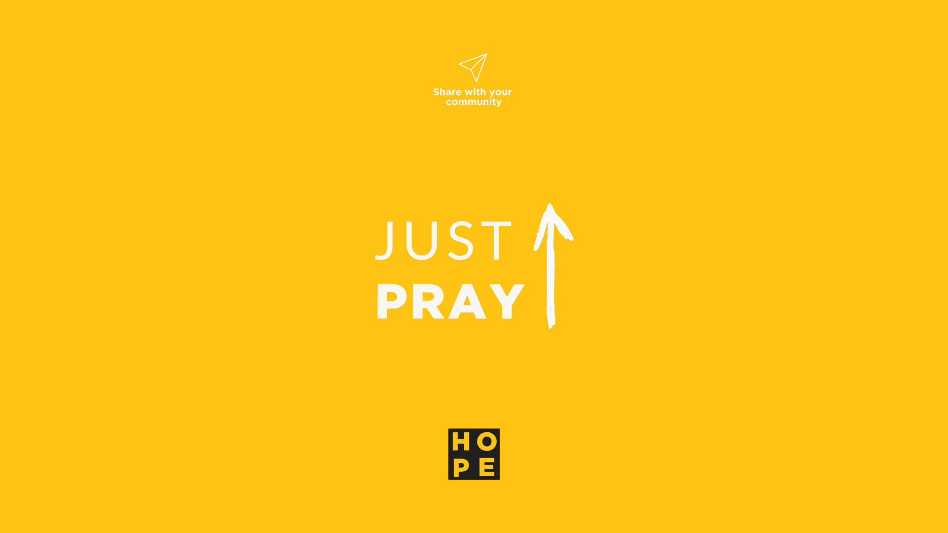 JUST pray logo