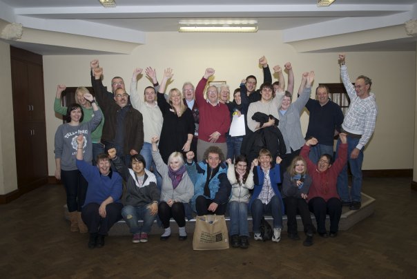 volunteers at the Drop-in