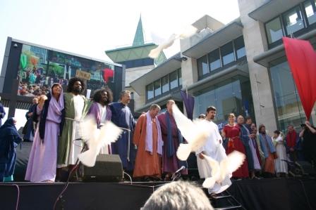 Doves and the Resurrection - new life