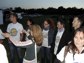 Carolyn assigns the teams and sections of the queue