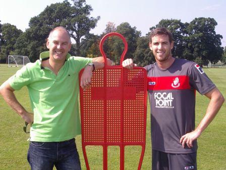 Andy Rimmer and Striker Michael Symes